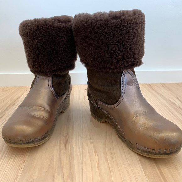 Sven shearling clog boots size 39 - Picture 4 of 8